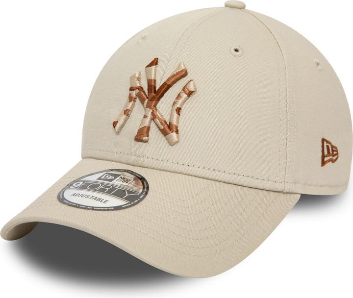 Produktbild New Era 9Forty Strapback Cap - Infill New York Yankees Stone