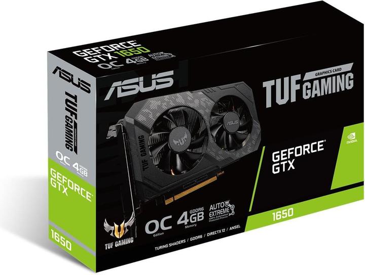 Produktbild ASUS GeForce GTX1650 4GB TUF O4GD6 (4 GB)