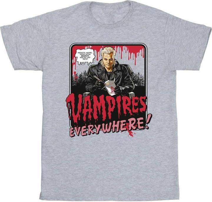 Actual product image Universal Textiles Womens/Ladies Vampires Everywhere Boyfriend T-Shirt (4XL)