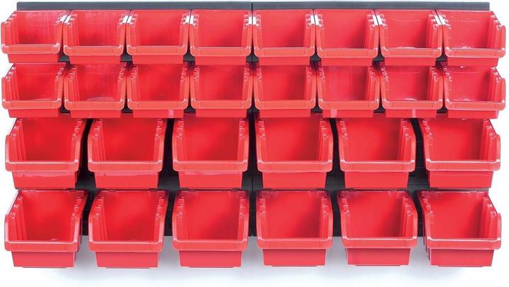 Produktbild Kistenberg WORK BOARD WITH CUFF BLACK 80x40cm 2pcs + 28 CONTAINERS NTBNP1 RED