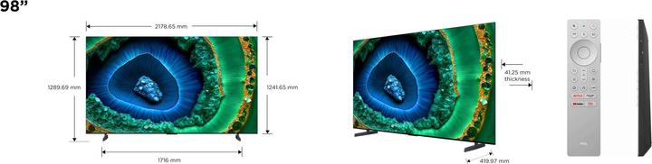Produktbild TCL 98C955 (98", LED, UHD, 2023)