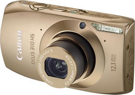 Actual product image Canon IXUS 310 HS, 12MP, 4.4x zoom, FullHD movies, Gold (1/2,3'')