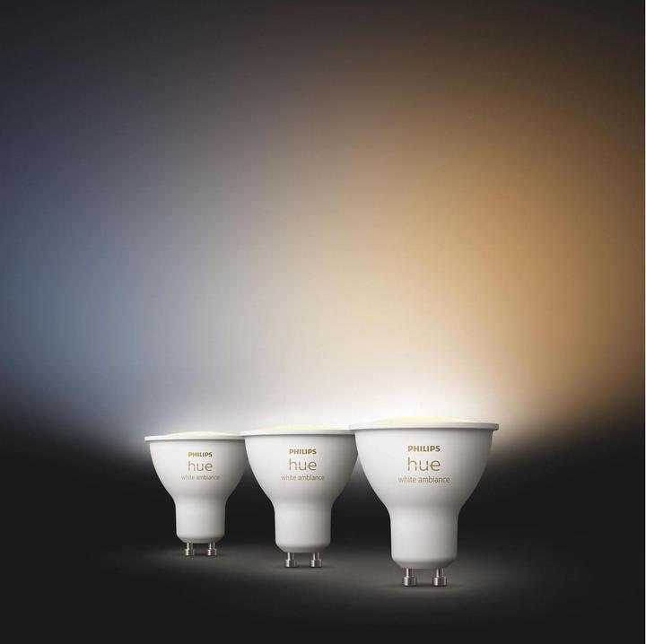Image du produit Philips Hue White Ambiance (GU10, 4.20 W, 350 lm, 3 x, E)