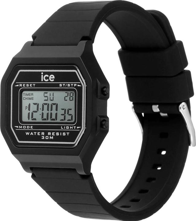 Produktbild ICE Watch Ice Digit Retro Schwarz Small (Digitaluhr, 32 mm)