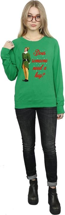 Actual product image Elf Womens/Ladies Hug Buddy Sweatshirt (XXL)