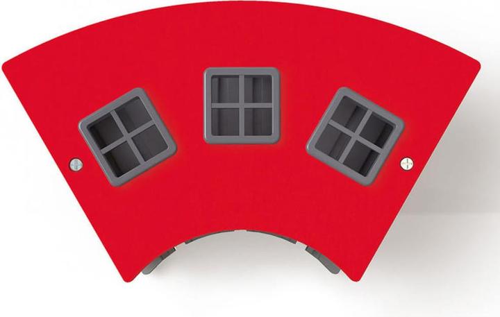 Actual product image Hape Large locomotive shed