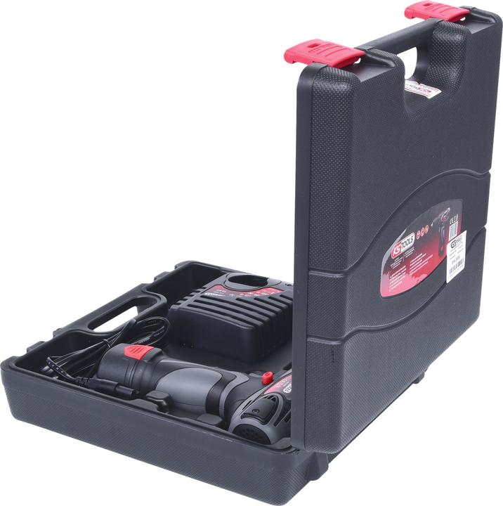 Actual product image KS Tools Cordless drill-screwdriver, 24Nm, 1,870 rpm 10.8V, with 2 batteries and 1 charger (Rechargeable battery operated)