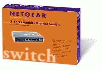 Actual product image Netgear ProSafe GS105E (5 Ports)