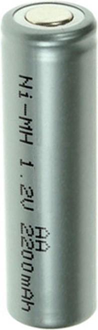 Produktbild AccuCell Akku HHR2200 Mignon AA Zelle NiMH Akku Flat Top mit (AA, 2200 mAh)