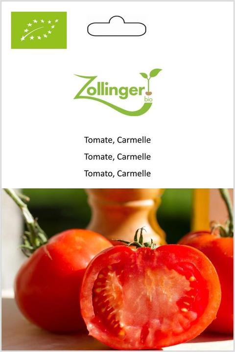 Actual product image Zollinger Bio Tomato, Carmelle (Vegetable seeds)