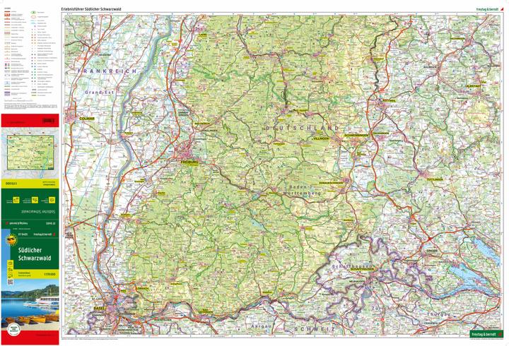 Produktbild Südlicher Schwarzwald, Erlebnisführer 1:170.000, freytag & berndt, EF 0405