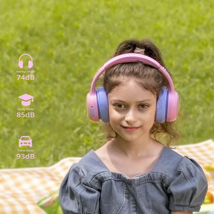 Produktbild Tronsmart KH03 Wireless Headphones with ANC, for Kids, Safe - Pink (Pink)