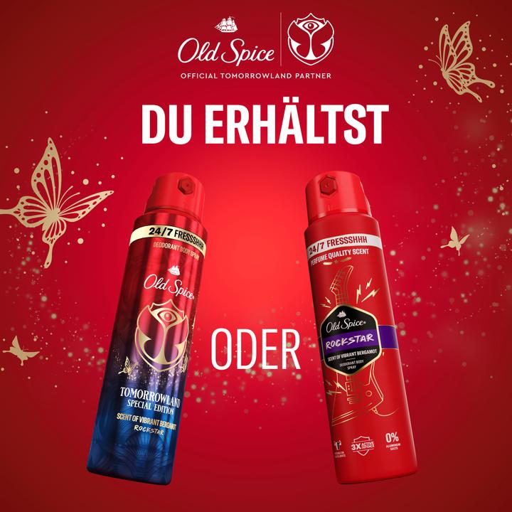 Actual product image Old Spice Rockstar (Spray, 150 ml)