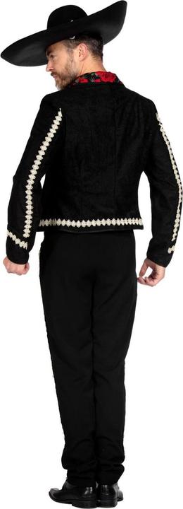 Actual product image Wilbers Men's Mariachi Costume, black (XL)