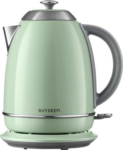 Actual product image Buydeem Teapot Electric Kettle, model K640, color Cozy Greenish, EU (1.70 l)