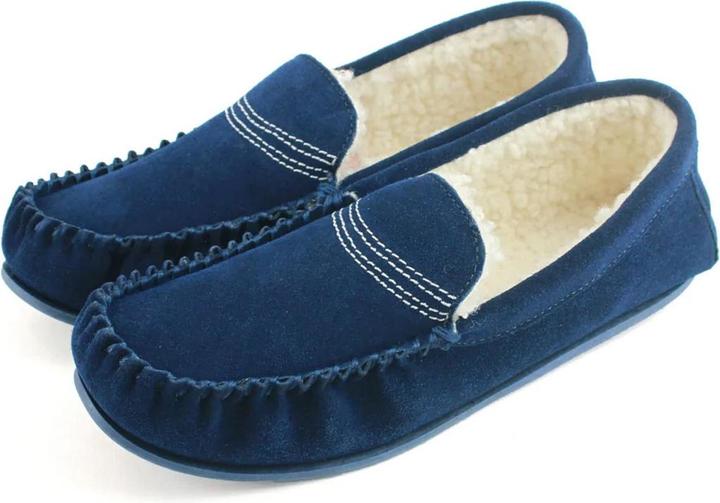 Actual product image Eastern Counties Leather Moccasins Bethany Berber Suede (42)
