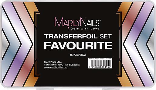 Marily Nails Set Di Foglietti Trasferibili - Preferiti (Essiccatore smalto per unghie)