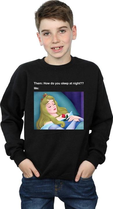 Actual product image Disney Boys Sleeping Beauty Meme Sweatshirt (140, 146)
