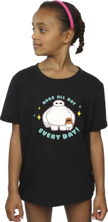 Immagine prodotto Disney Big Hero 6 Baymax Hugs Everyday Maglietta Ragazze (140, 146)