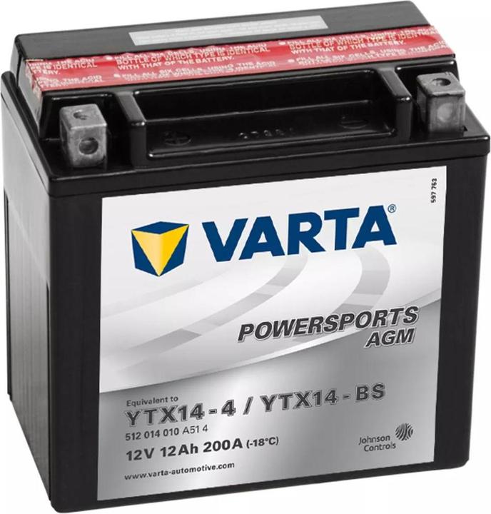 Varta Agm 512014010 (12 V, 12 Ah, 200 A)
