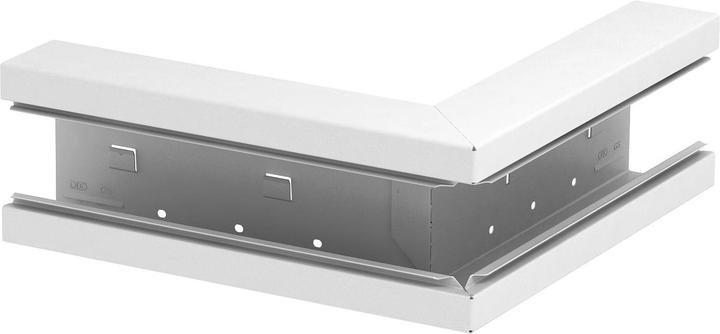 OBO Bettermann Ausseneck GEB-K 70x130mm UT 90° ST rws RAL9010 hfr besch (7 cm)