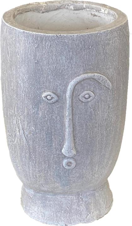Immagine prodotto GuGus Vaso per piante con faccia 22,5 cm, grigio (15 cm)