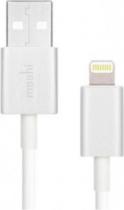 Image du produit Moshi Câble de recharge blanc/argent (1 m, USB 2.0)