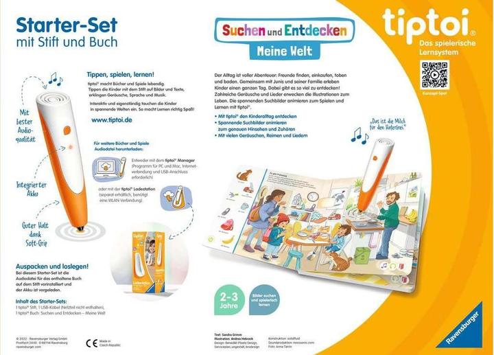 Actual product image tiptoi Starter set: pen and picture book My World (German)