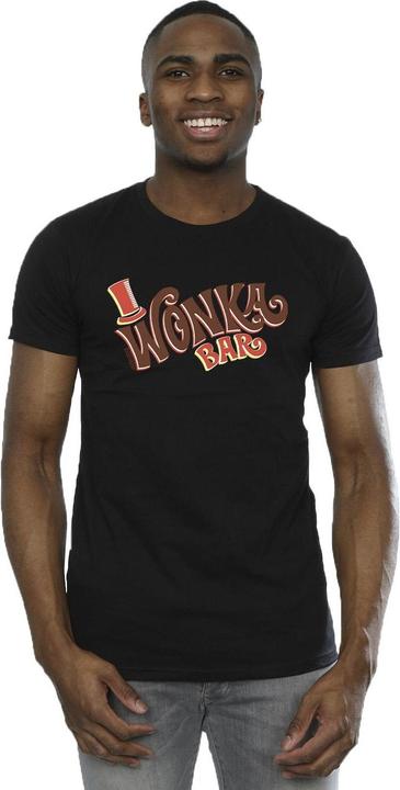 Immagine prodotto Willy Wonka & the Chocolate Factory Bar Logo Maglietta Uomo (L)