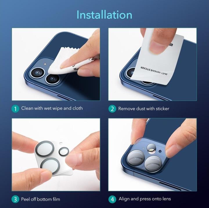 Actual product image Screenguard Camera Protector (1 Piece, Apple iPhone 13 mini)