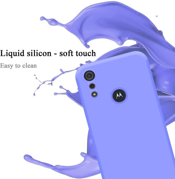 Produktbild Cadorabo Hülle für Motorola MOTO E6s 2020 TPU im Liquid Case Design (Motorola Moto E6s)