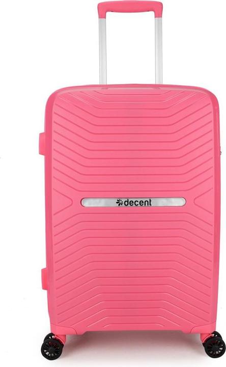 Anständiges Cross -One -PP -Trolley 66 cm - 63 Liter - TSA Slot - Pink (63 l)