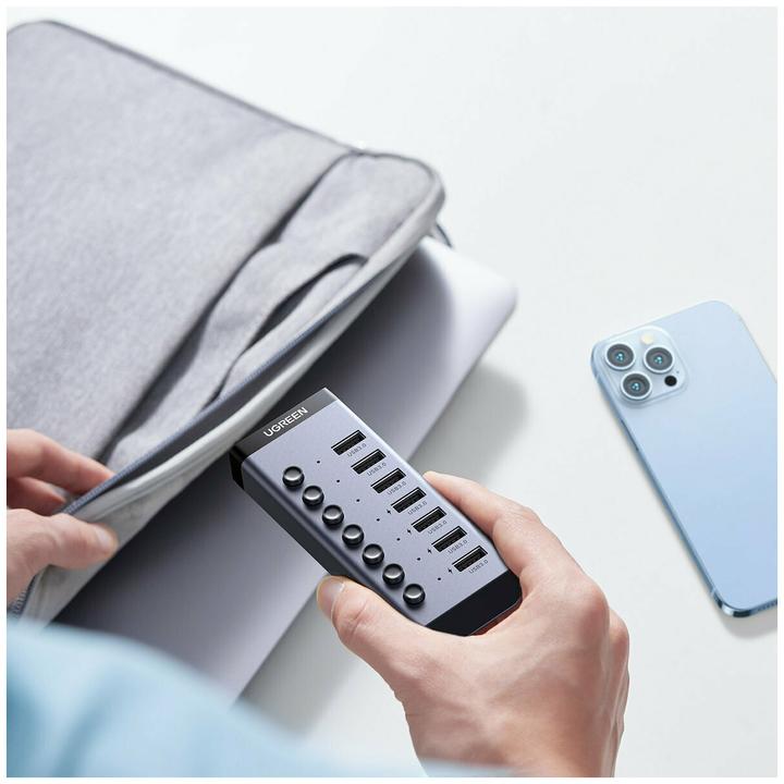 Produktbild Ugreen multifunction HUB 7in1 (USB-C, 8 Ports)
