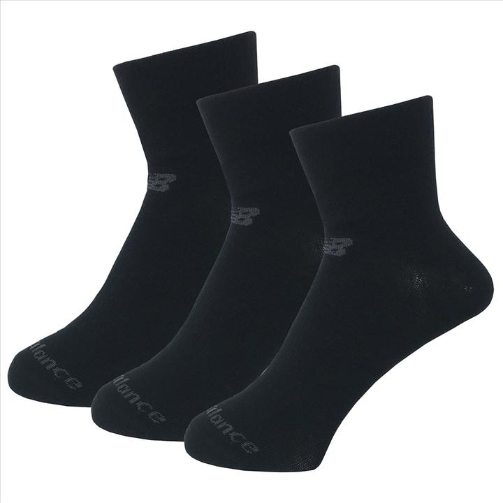 New Balance NB PF Cotton Flat Knit Ankle Socks 3 Pair