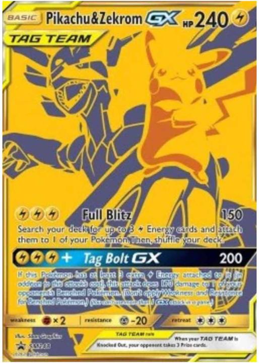 Immagine prodotto Pokémon Pikachu & Zekrom-GX Premium Collection Box (Inglese, Box Set e Collezione)