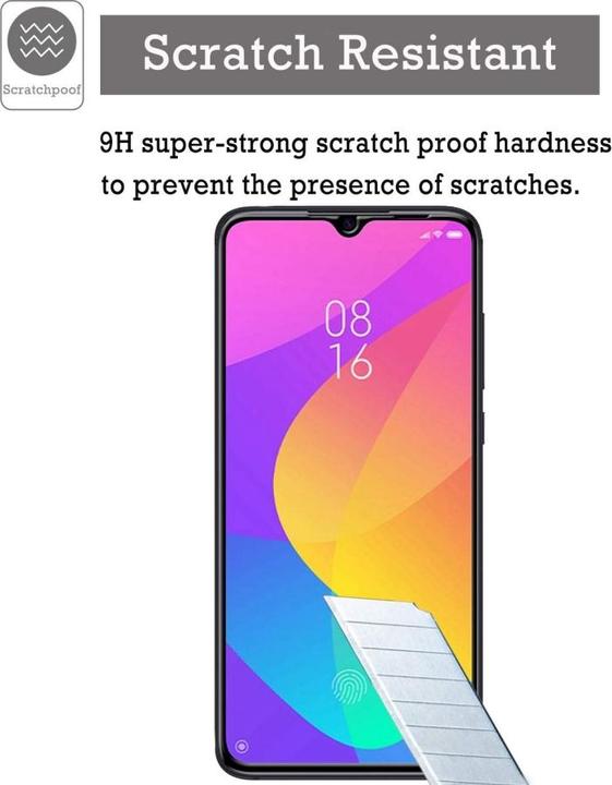 Immagine prodotto Screenguard Xiaomi Mi 9 Lite Pellicola protettiva di vetro a schermo intero 2.5D 9H (1 Pezzo/i, Mi 9 Lite)