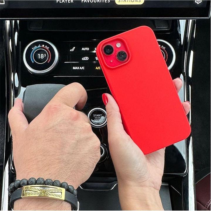 Immagine prodotto Evelatus Apple iPhone 13 Custodia in silicone liquido rosso cinese (Apple iPhone 13)