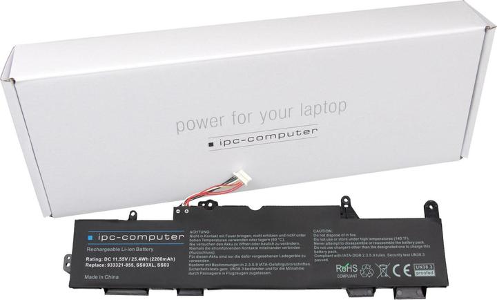 Produktbild HP SS03050XL-PL Laptop-Batterie (3 Zellen, 4300 mAh)