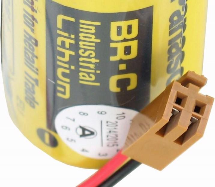 Actual product image AccuCell Batterie BR-CCF1TH CNC, BR-C mit Kabel und Stecker, GE FANUC CNC 16i, 18 (1 pcs., Device specific, 5000 mAh)