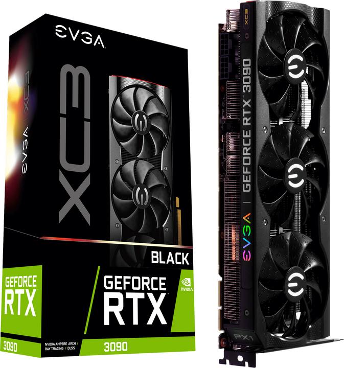 Produktbild EVGA GeForce RTX 3090 XC3 Black Gaming (24 GB)