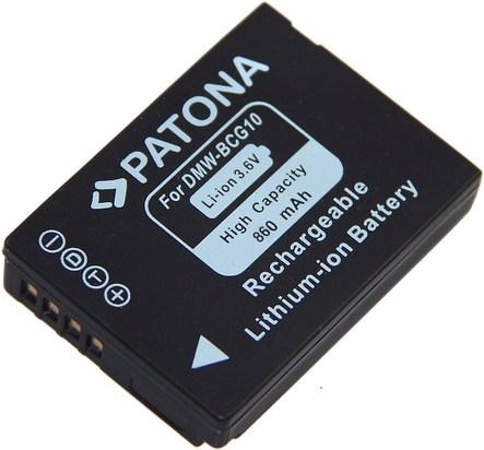 Actual product image Patona Battery for Panasonic DMW-BCG10E (Rechargeable battery)