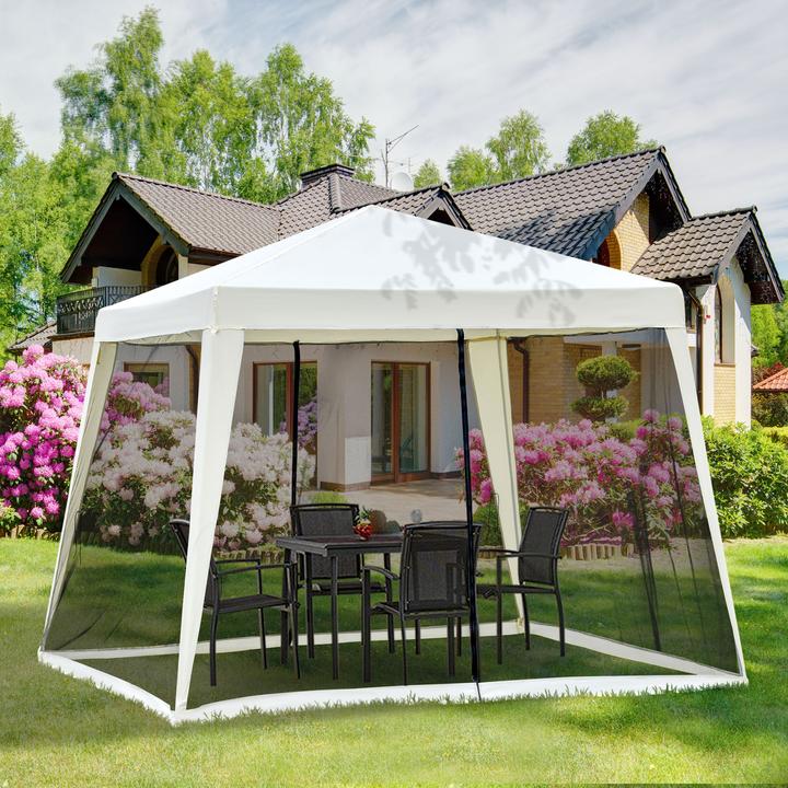 Image du produit Outsunny Pavillon avec moustiquaire (300 cm, 300 cm)