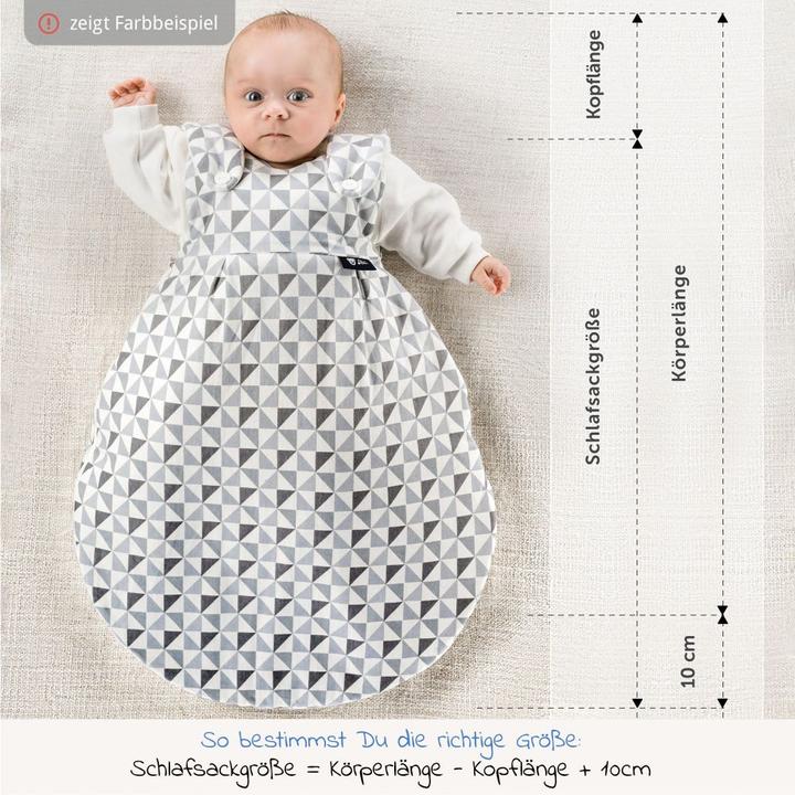 Immagine prodotto Alvi Sacco a pelo 3 pezzi Jersey Baby Mäxchen (56 cm, 2,5 TOG)