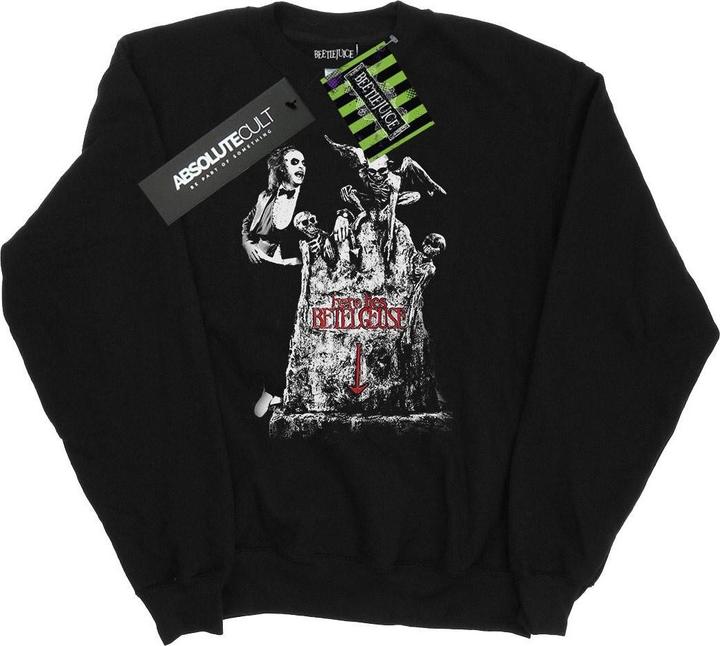 Image du produit Beetlejuice Mens Graveyard Pose Cotton Sweatshirt (L)