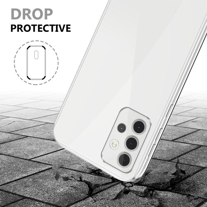 Actual product image Cadorabo TPU 360 Degree Case Cover (Samsung Galaxy A32)