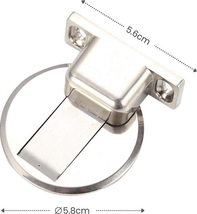 Produktbild Hermex Magnetischer Türstopper Türdämpfer Türschnäpper Türpuffer Türkeil (1 Stück)