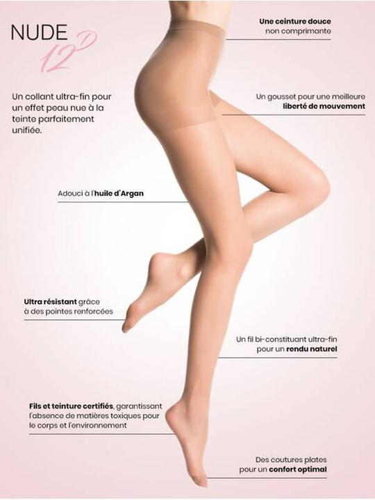 Produktbild Bleuforêt Nude Strumpfhose 12D (M/L)