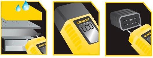 Actual product image Stanley Moisture meter