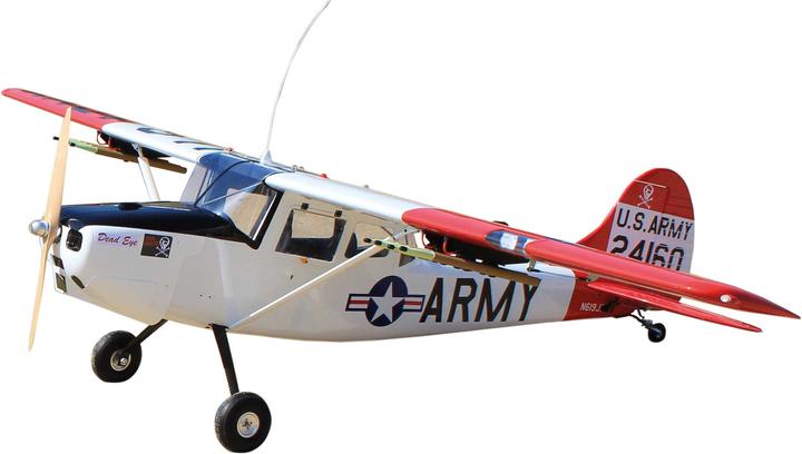 Actual product image Seagull Models ( SG-Models ) Cessna Bird Dog "DeadEye" 122" ARF 75-125CCm (Scale Helicopter)