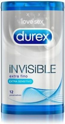 Produktbild Durex Unsichtbare Extra Feine 12 Einheiten (12 Stk.)